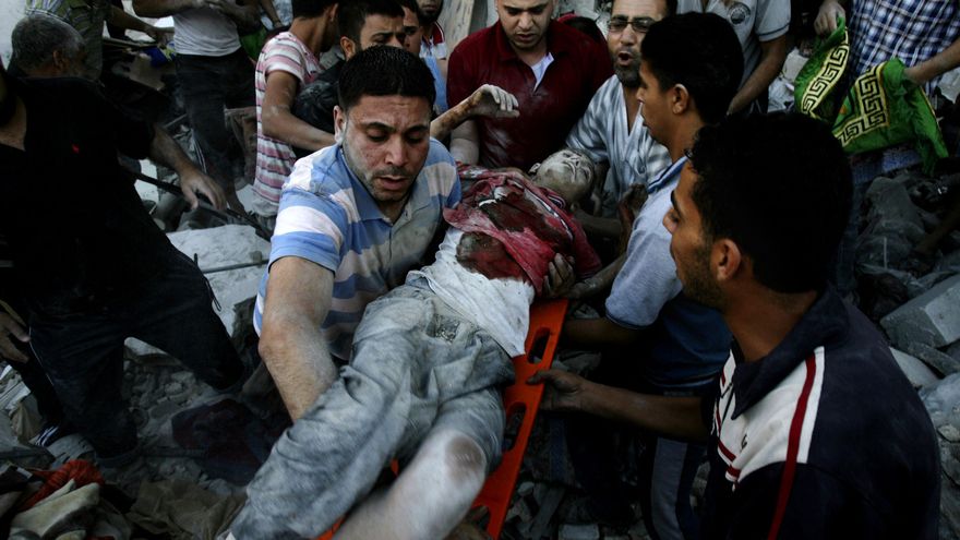 FOTOGALERÍA: Los momentos posteriores a los ataques de Israel sobre Gaza