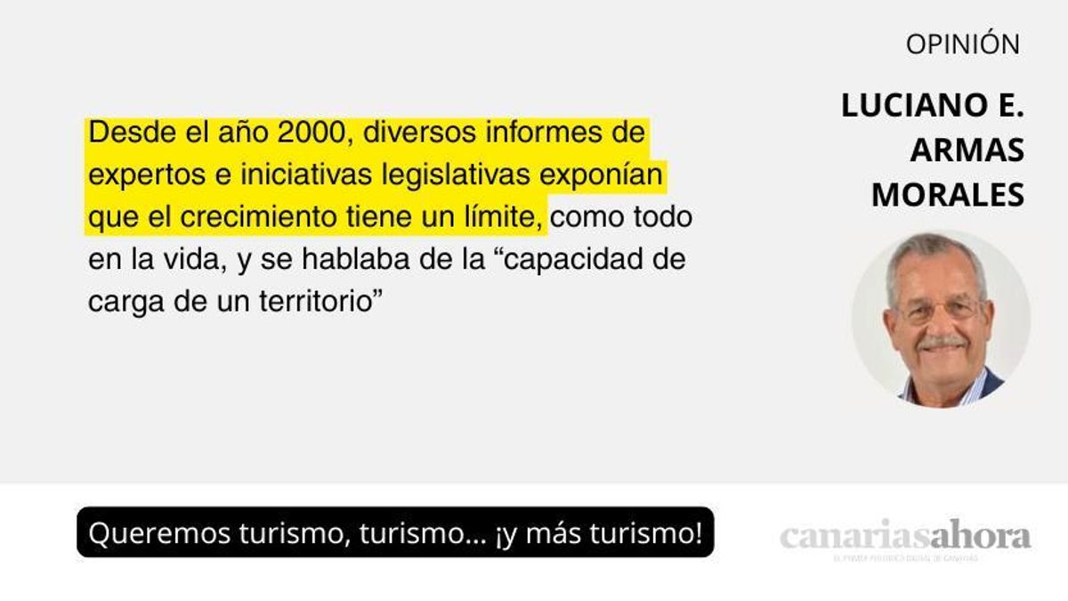 Queremos turismo, turismo… ¡y más turismo!