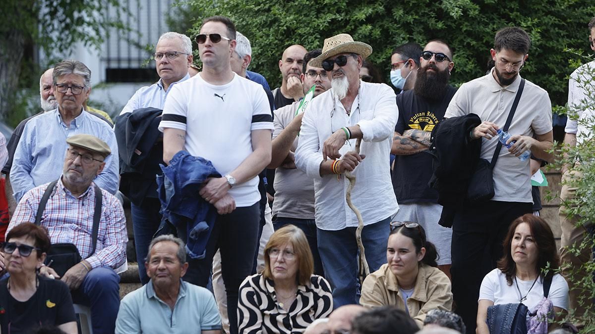 Mitin de Por Andalucía en la plaza de la Juventud de Córdoba