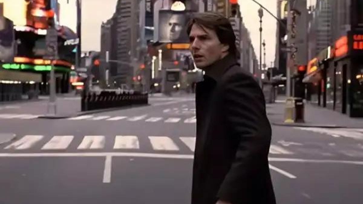 Cuando Tom Cruise corrió solo por Times Square en una de las escenas más caras del cine: costó un millón de dólares