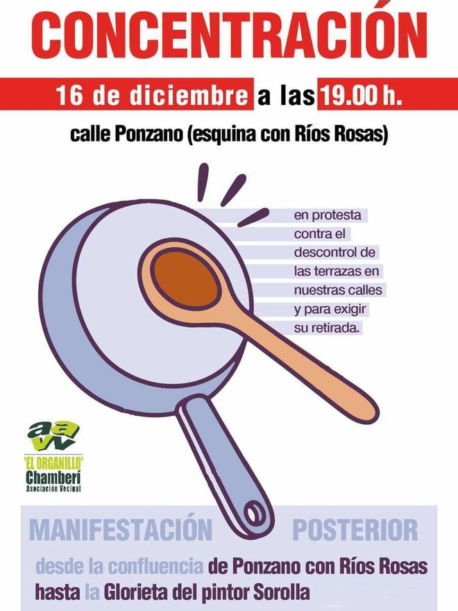 Cartel de la concentración en Ponzano