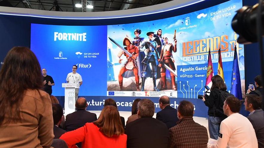 Legends of Castilla-La Mancha en Fortnite para atraer a turistas jóvenes o con perfil digital