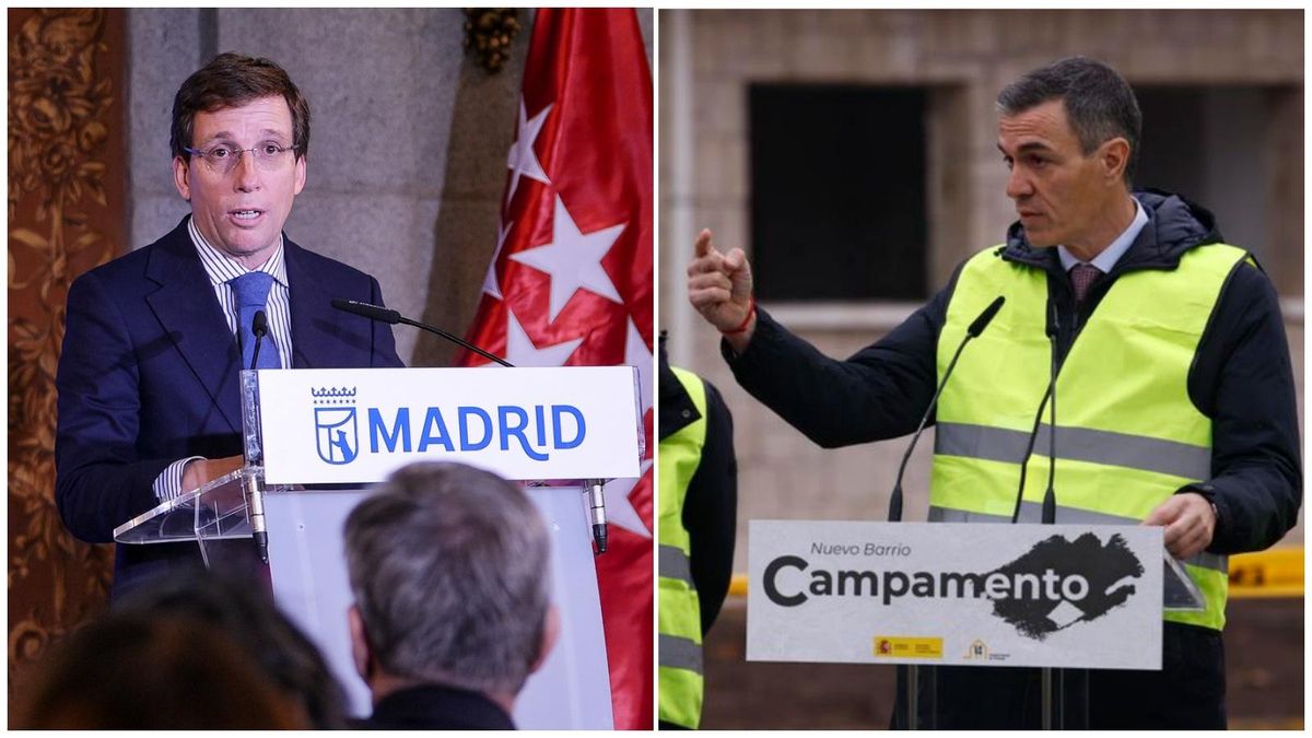 Almeida se queja de que Pedro Sánchez no le haya invitado a las demoliciones de la Operación Campamento