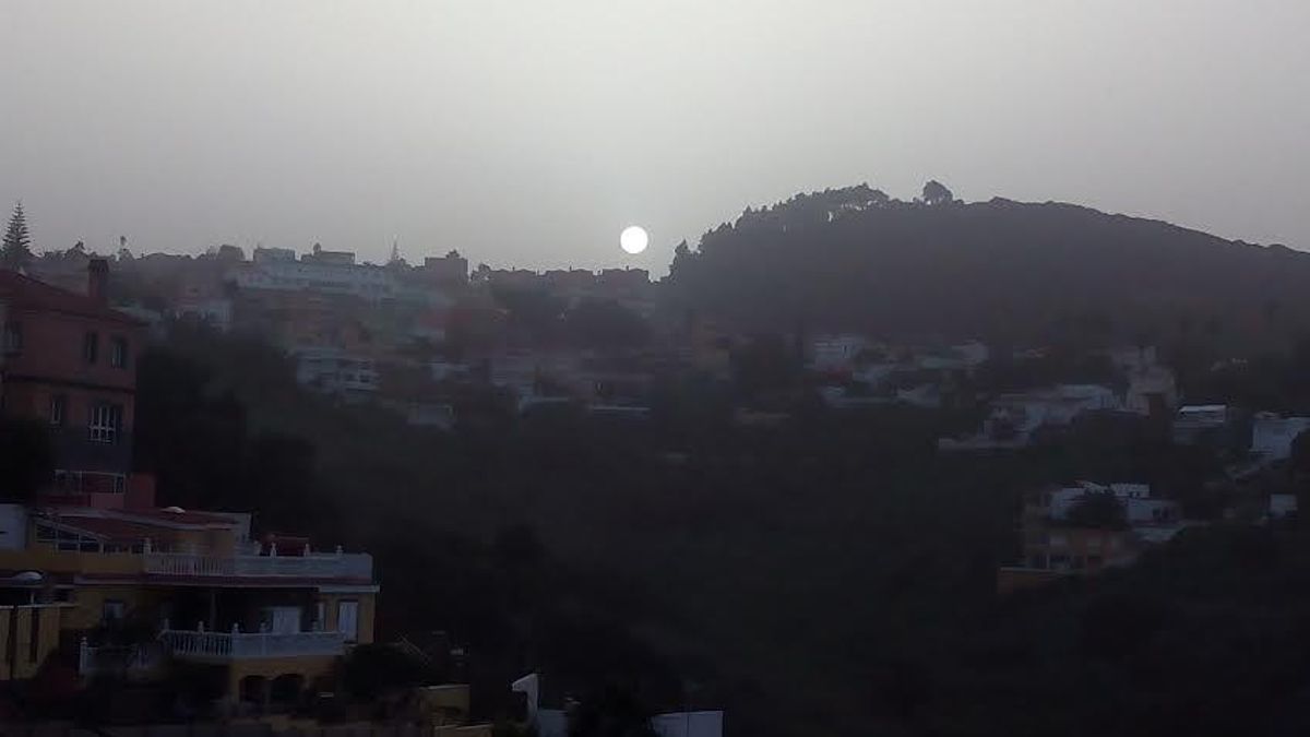 Calima en Gran Canaria.