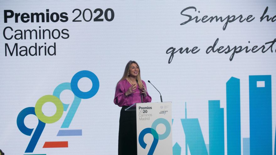 Entrega de premios del Colegio de Ingenieros de Caminos de Madrid 2020.