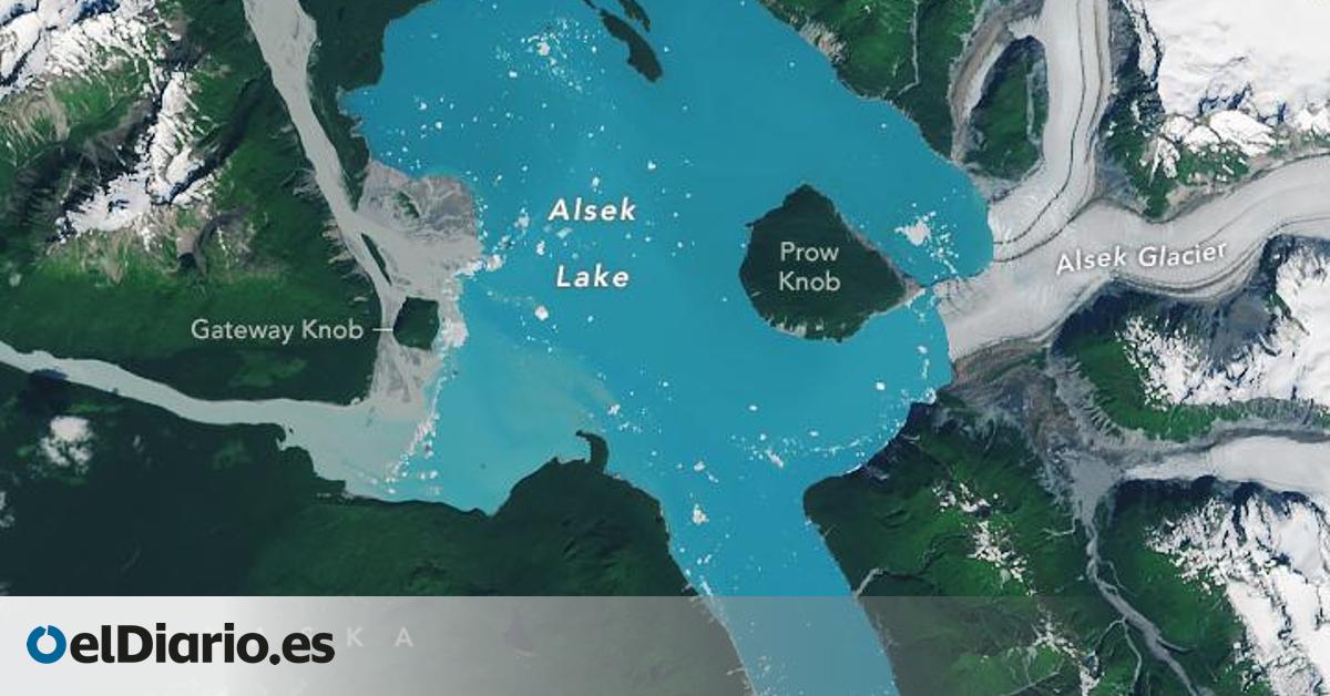 La NASA certifica el nacimiento de una isla en Alaska tras décadas de deshielo glaciar