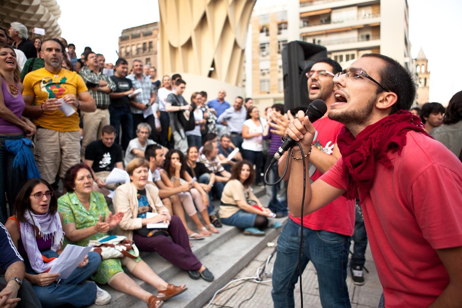 A partir de las 20.00, momento de expresión multitudinaria