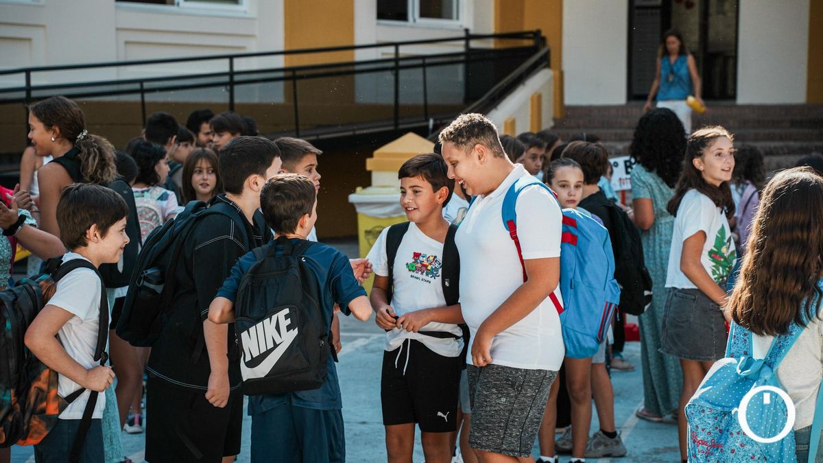 La vuelta al cole en el colegio Colón