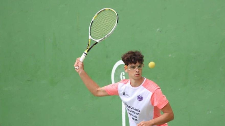 Hugo León y Javier Pinto comandan el Territorial de Preolímpica de frontenis