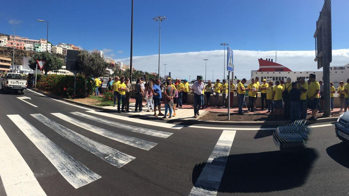 La manifestación convocada por la Plataforma por un Precio Justo para exigir una renta digna para los agricultores