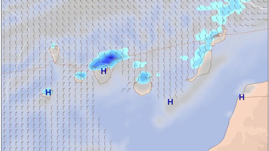 ¿Lluvias y viento? Esta es la previsión para este fin de semana en Canarias