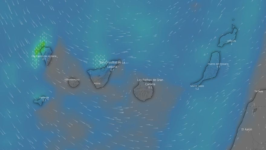 Meteorólogos vigilan el posible descuelgue de una vaguada que podrá traer frío y lluvias a Canarias en Navidad
