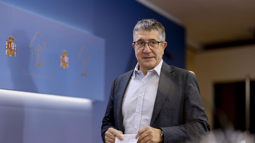 El portavoz del PSOE en el Congreso, Patxi López, en una imagen de archivo. EFE/ Rodrigo Jiménez