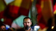 El presidente de VOX, Santiago Abascal.
