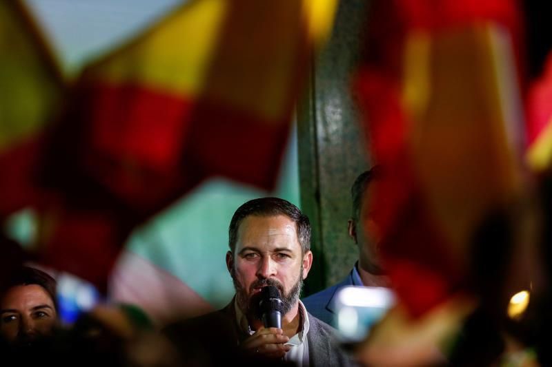 El presidente de VOX, Santiago Abascal.