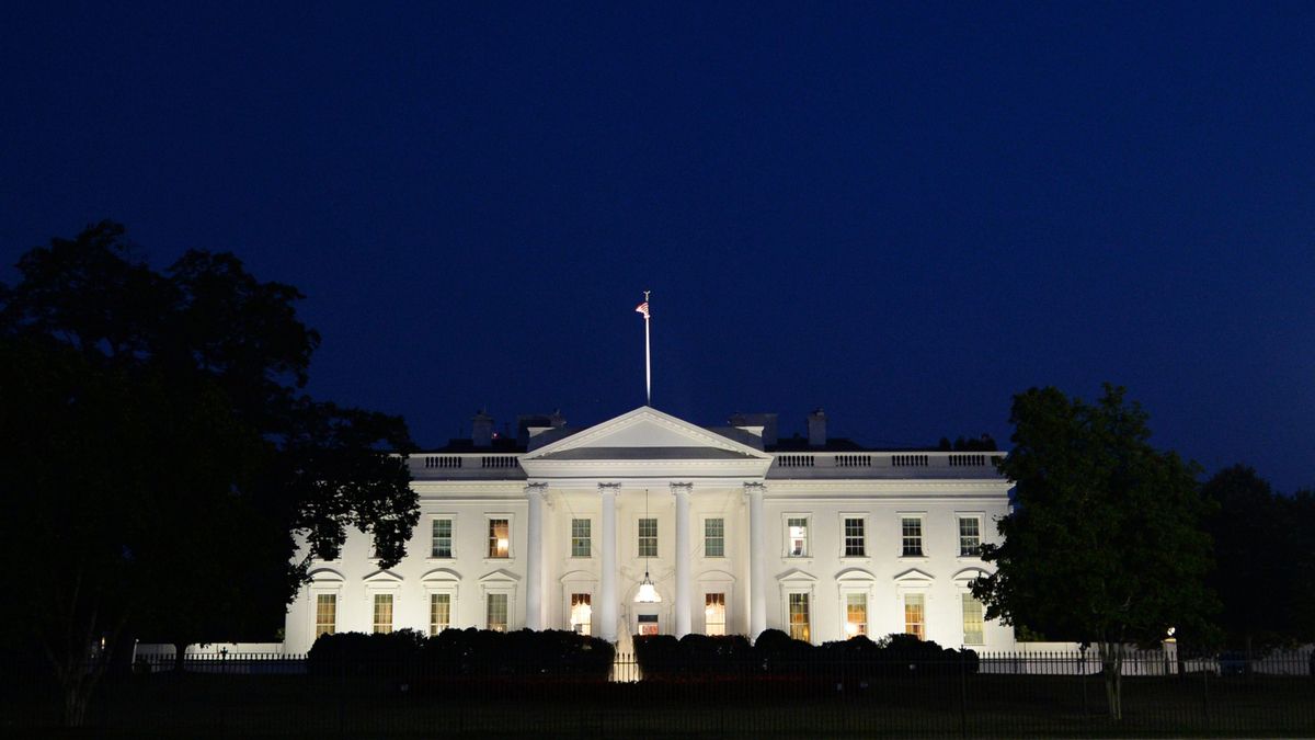 Fotografía de archivo de una vista general de la Casa Blanca.