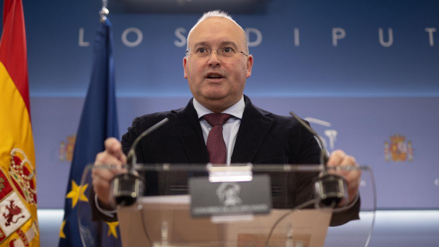 El portavoz del PP en el Congreso, Miguel Tellado.