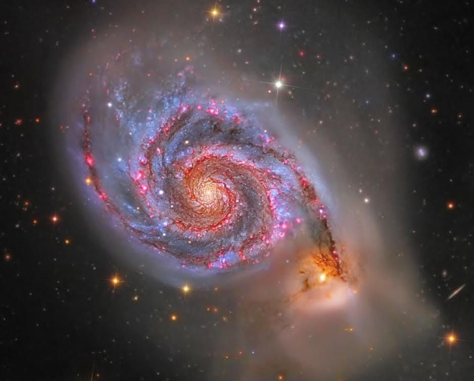 Segundo premio en la modalidad de 'Cielo Profundo': Título: Cosmic Maelstorm. Autor: Alessandro Falesiedi.