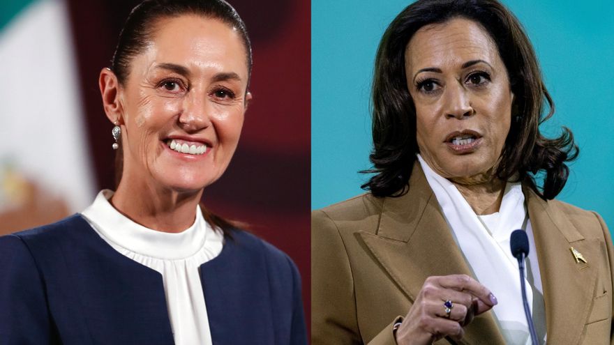 Claudia Sheinbaum y Kamala Harris hablan por teléfono sobre migración y energías limpias