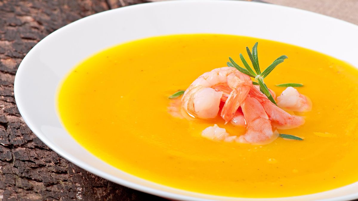 Salmorejo a la naranja
