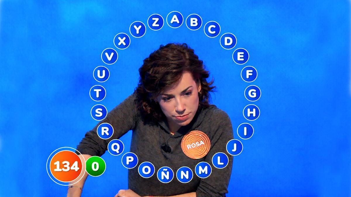 El Rosco de Rosa Rodríguez en 'Pasapalabra'