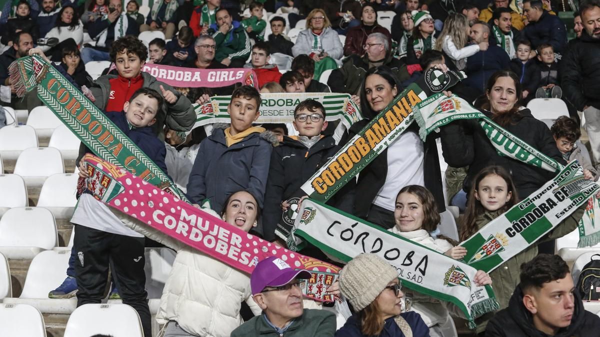 Grada Blanquiverde del Córdoba CF - Real Valladolid CF