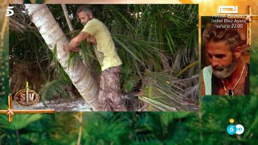 Carlos Alba muestra cómo se lesionó