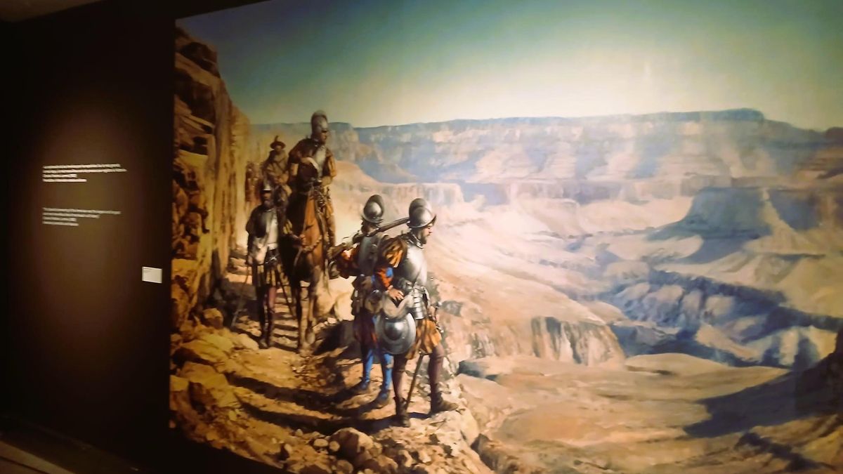 'Españoles en el Colorado'. Augusto Ferrar Dalmau. Cortesía del autor. Reproducción