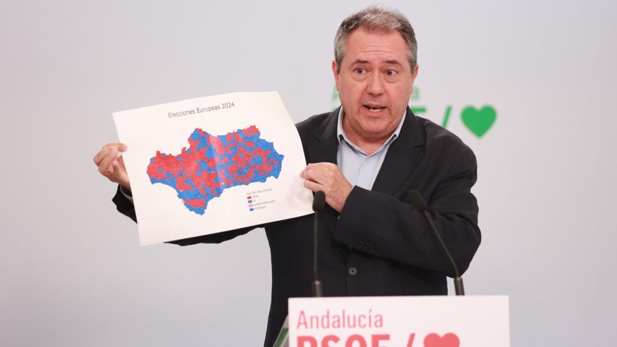 Espadas capea las voces de dimisión por la derrota en Andalucía y se compara con Sánchez: "Llegó en 2014 y no ganó hasta 2019"