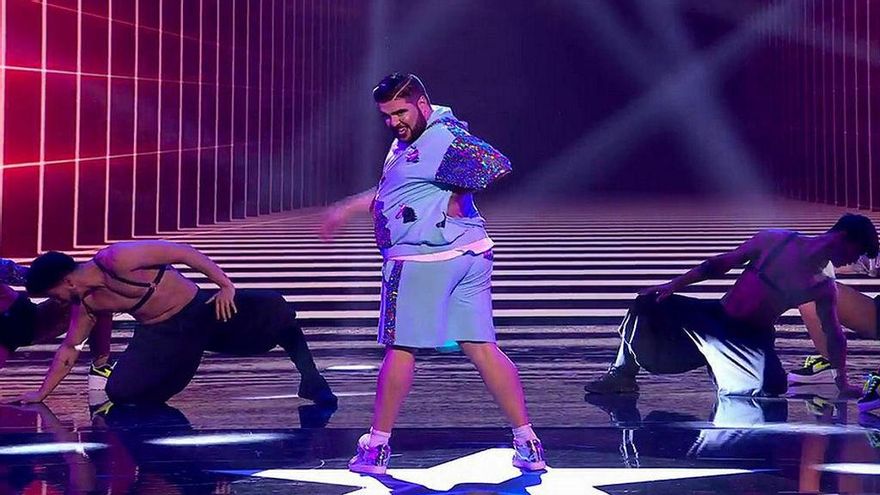 Pitu en la primera semifinal de 'Got Talent'