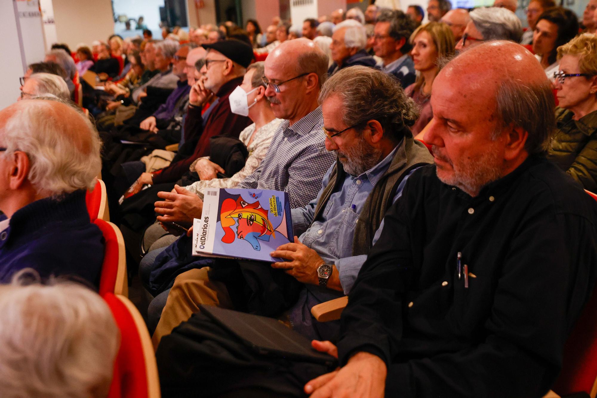 Presentación en Barcelona de la revista de elDiario.es '50 años de libertad', en imágenes