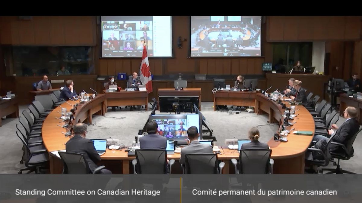 Reunión del Comité Permanente sobre el Patrimonio Canadiense.