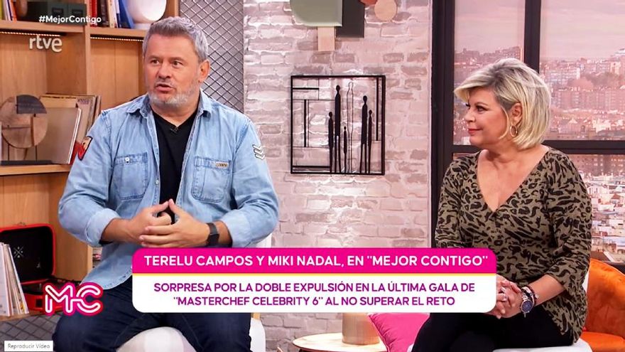 Terelu Campos y Miki Nadal dan una de cal y una de arena a Verónica Forqué tras salir de 'MasterChef Celebrity'
