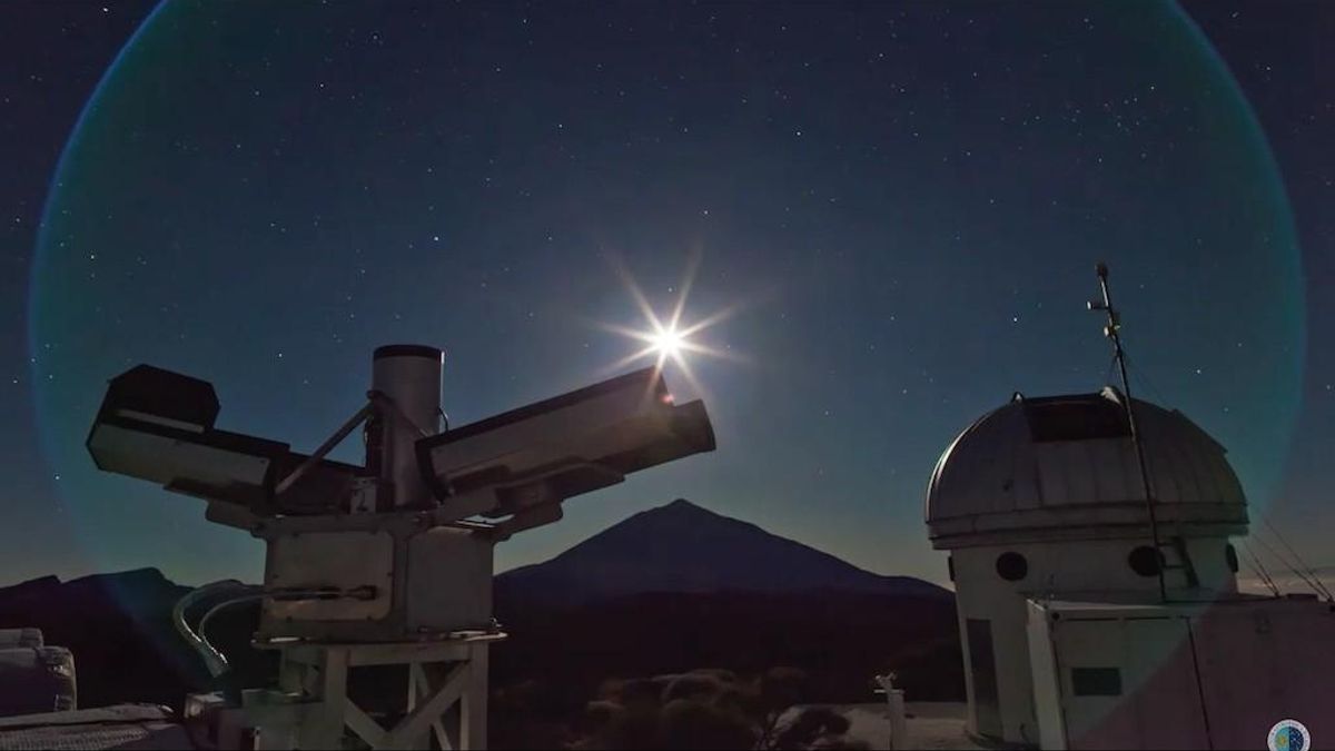 Telescopios en el observatorio del Teide, en Tenerife.