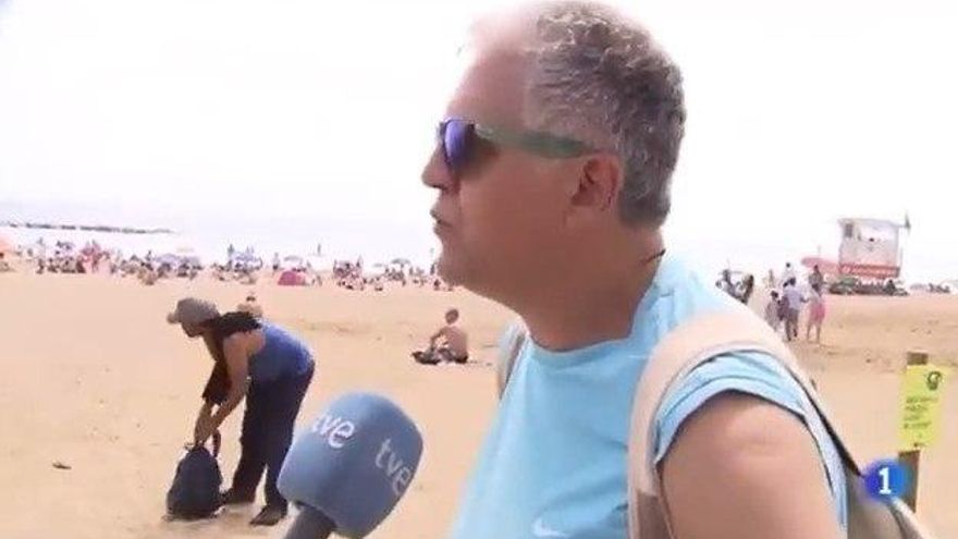 TVE explica y celebra la detención del ladrón que fue grabado in fraganti por las cámaras de su Telediario