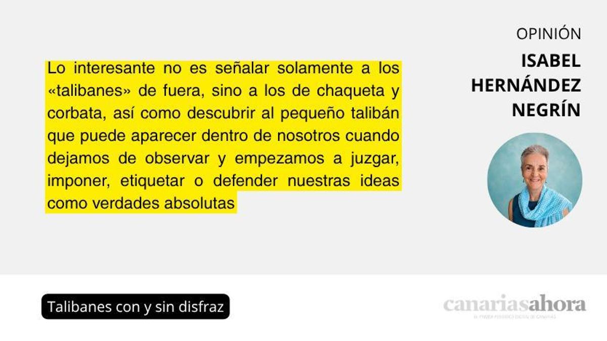 Talibanes con y sin disfraz