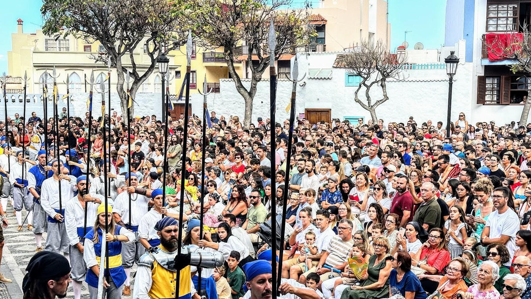 Santa Cruz de La Palma revive el asedio del corsario FranÇois LeClerc 472 años después de este episodio histórico.