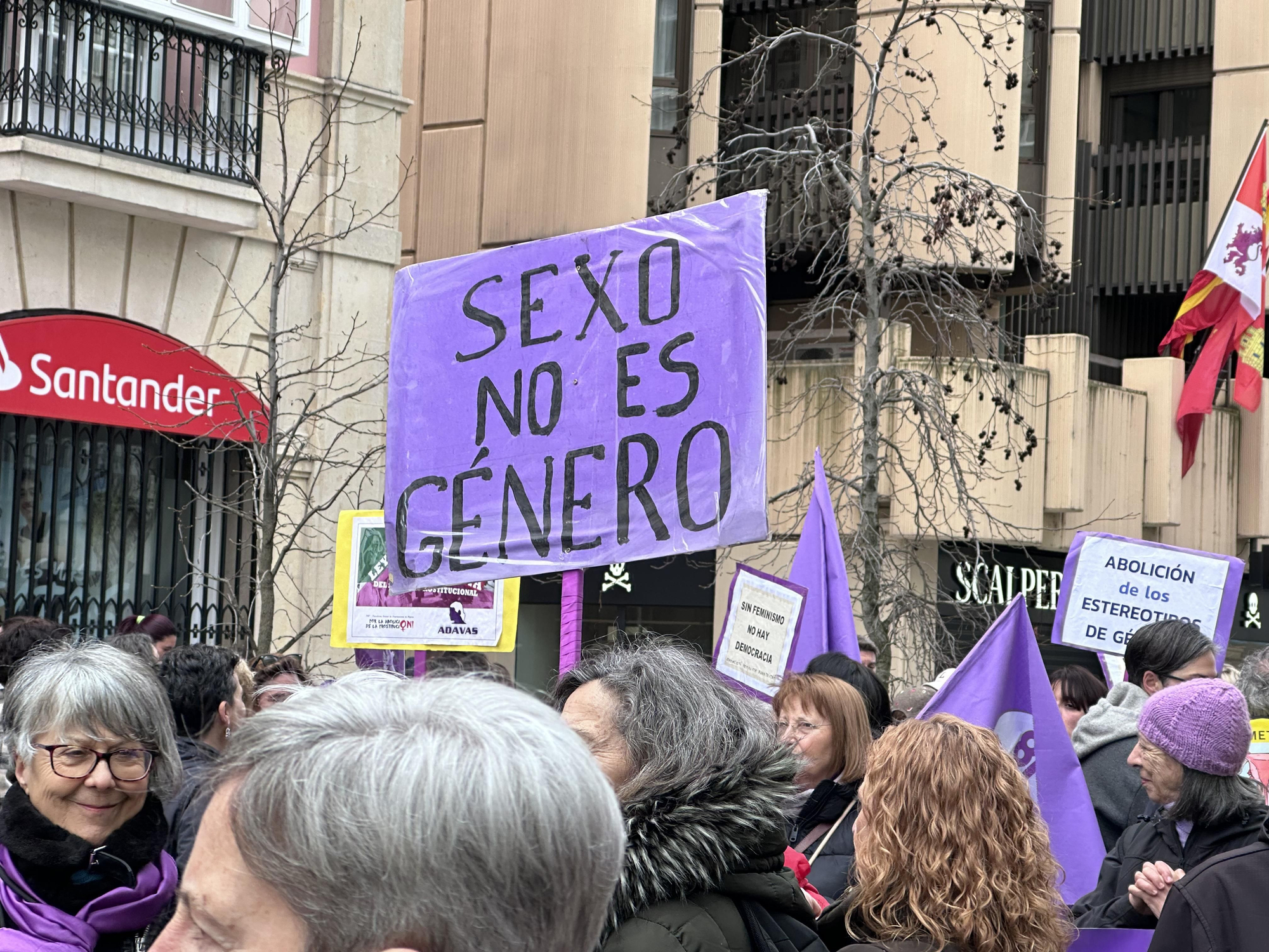 La manifestación del 8M, Día Internacional de las Mujeres, en León