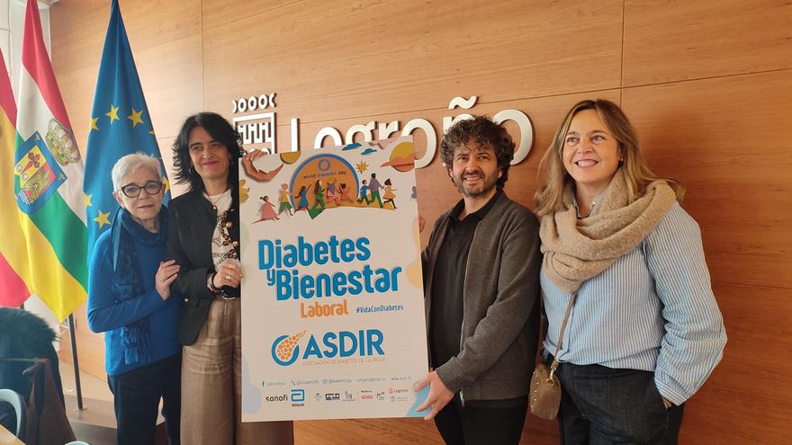 Una campaña para sensibilizar sobre la diabetes en Logroño: “1 de cada 2 personas en el mundo la padece y no lo sabe"