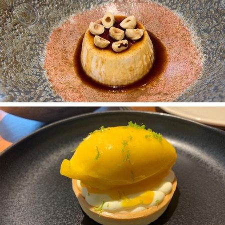 Pannacotta y Tartaleta