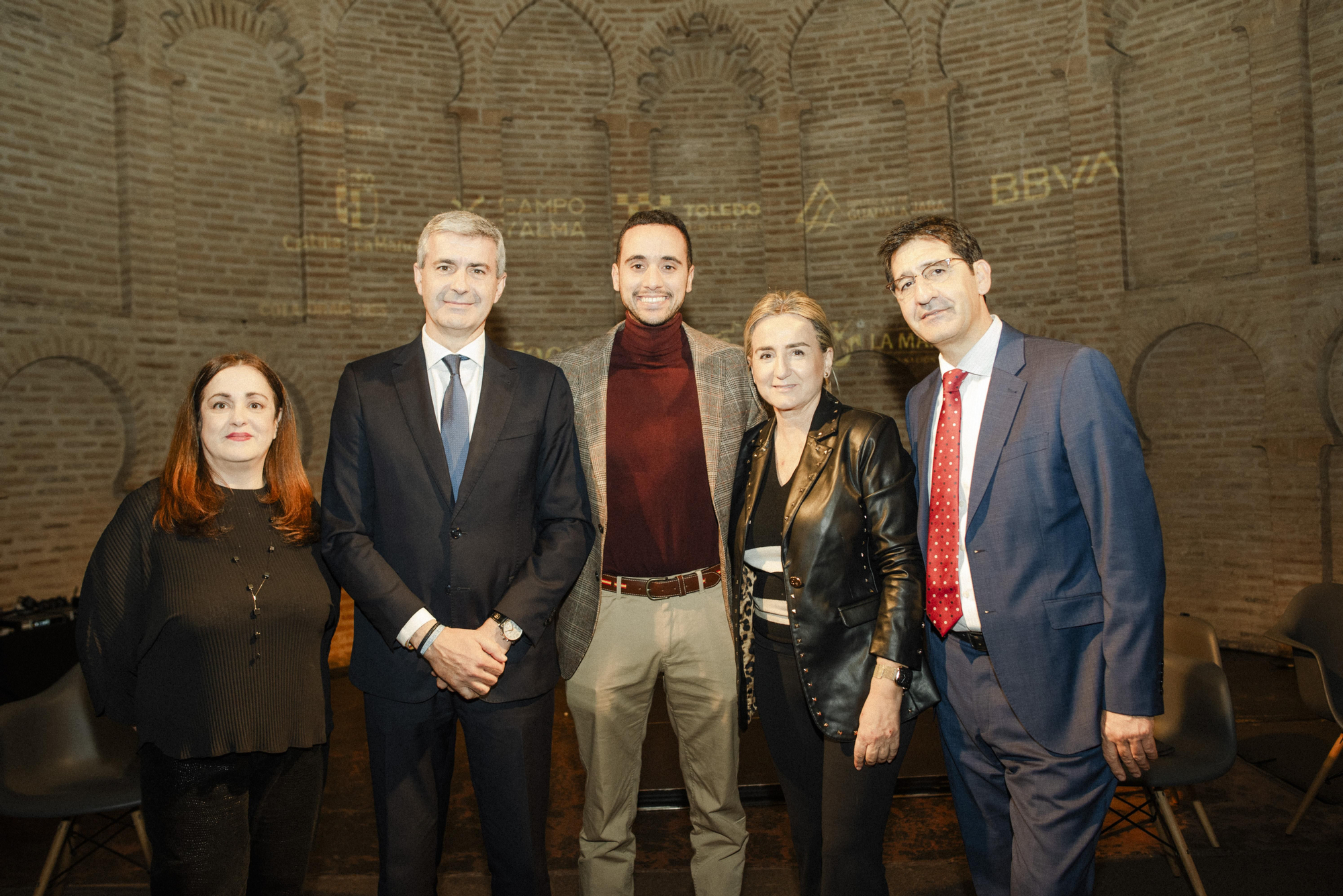 De izquierda a derecha: Carmen Bachiller, Álvaro Gutiérrez, Anuar Azouz Bensarghin, Milagros Tolón y José Manuel Caballero