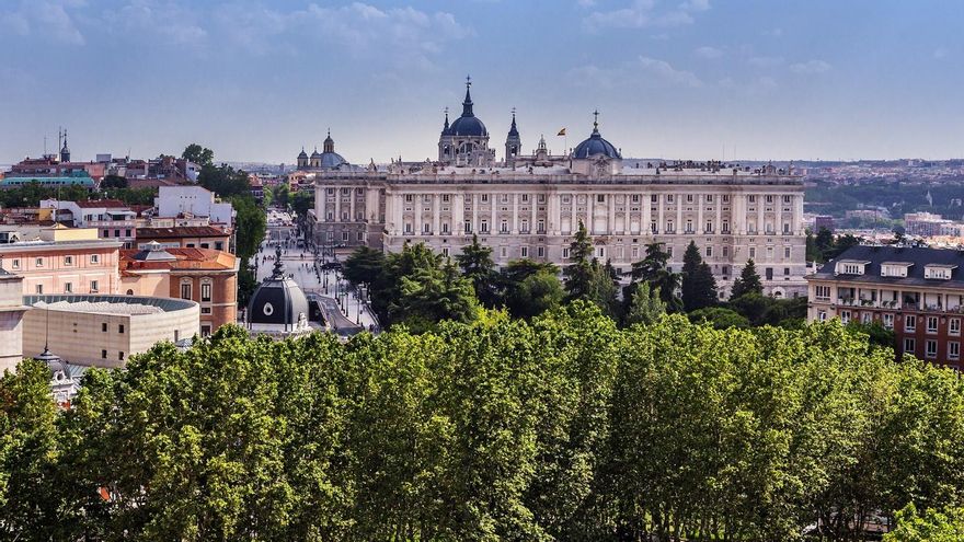 Vistas del Palacio Real desde Barceló Torre de Madrid