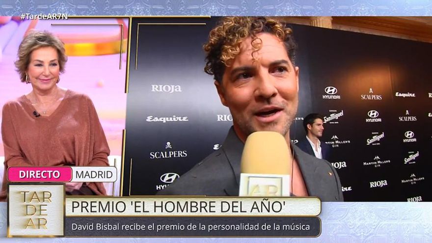 Ana Rosa, sorprendida por una propuesta en directo de David Bisbal: "Pon día y fecha"