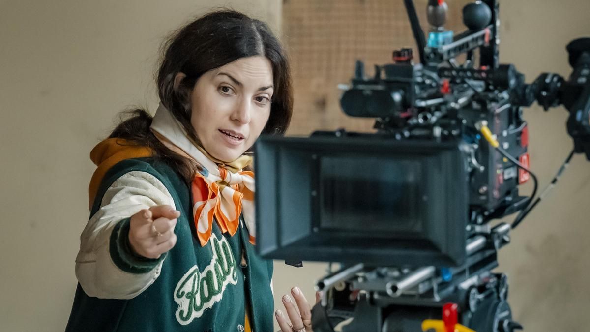 Rebecca Zlotowski en el rodaje de 'Vida privada'