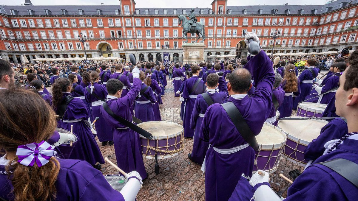 Tamborrada del Domingo de Resurrección 2026 en Madrid