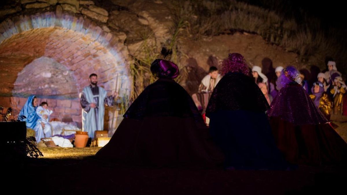 Belén viviente en Alcanadre