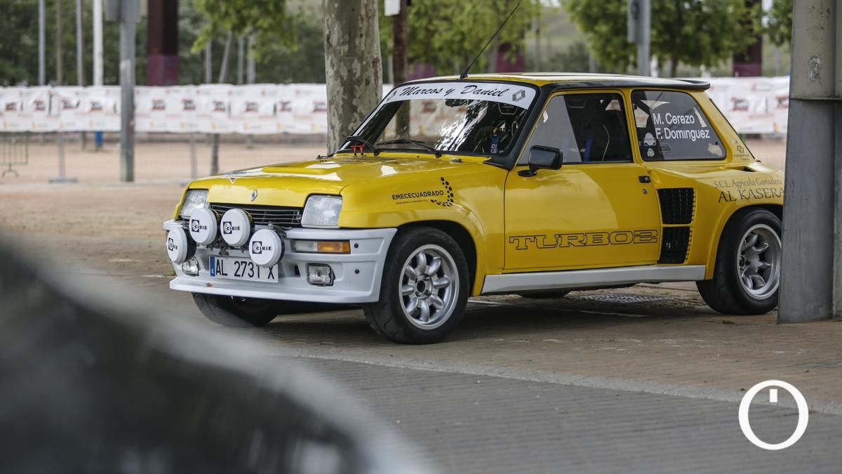 Parque cerrado del XXXVIII Rallye Sierra Morena
