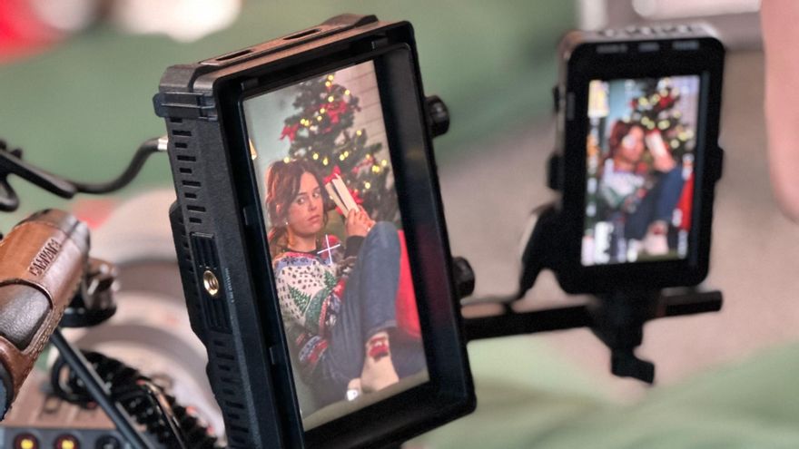 Imagen del rodaje de 'Una Novia por Navidad'