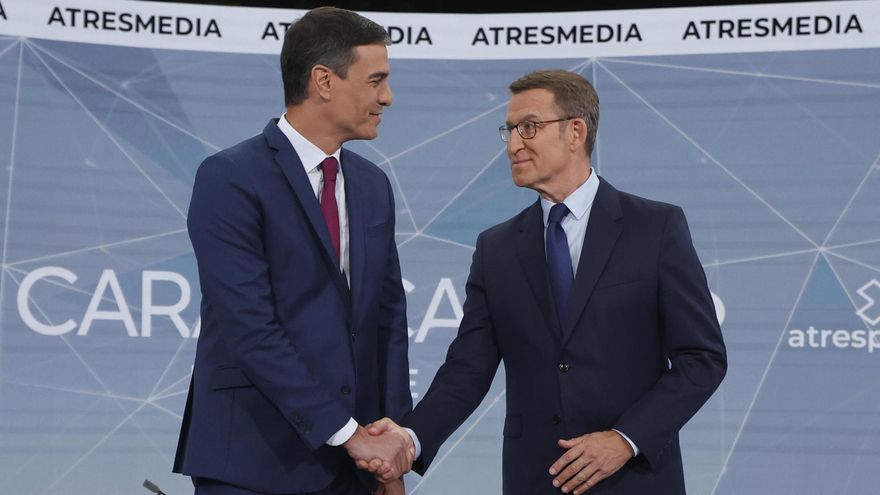 Debate entre Pedro Sánchez y Alberto Núñez Feijóo