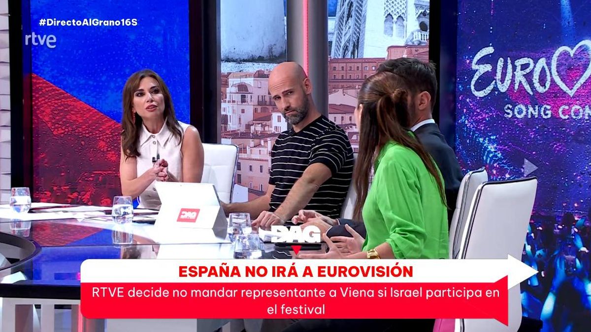 Marta Flich y Andrea Levy en 'Directo al grano' de RTVE